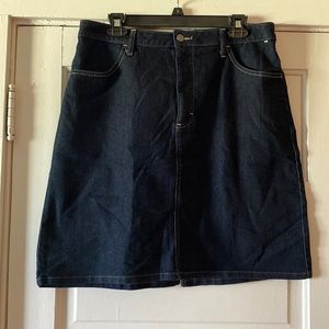Lee Rider Jean Skirt Size 14